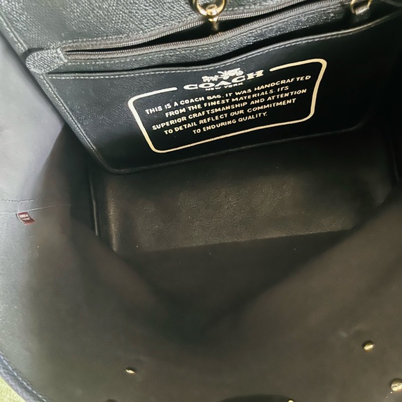 Coach Leather Tote - Picture 3 of 3